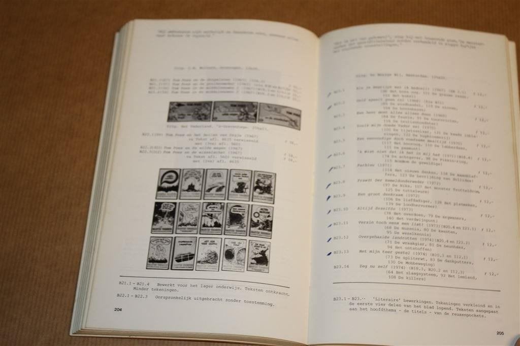 Bommelbibliografie en de bommelverhalen. Mondria., Eén stripboek, Ophalen of Verzenden, Gelezen