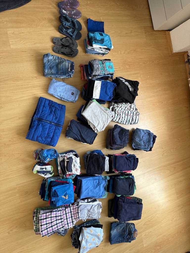 Kinderkleding maten 98 t/m 134 jongens, Ophalen, Gebruikt, Maat 128