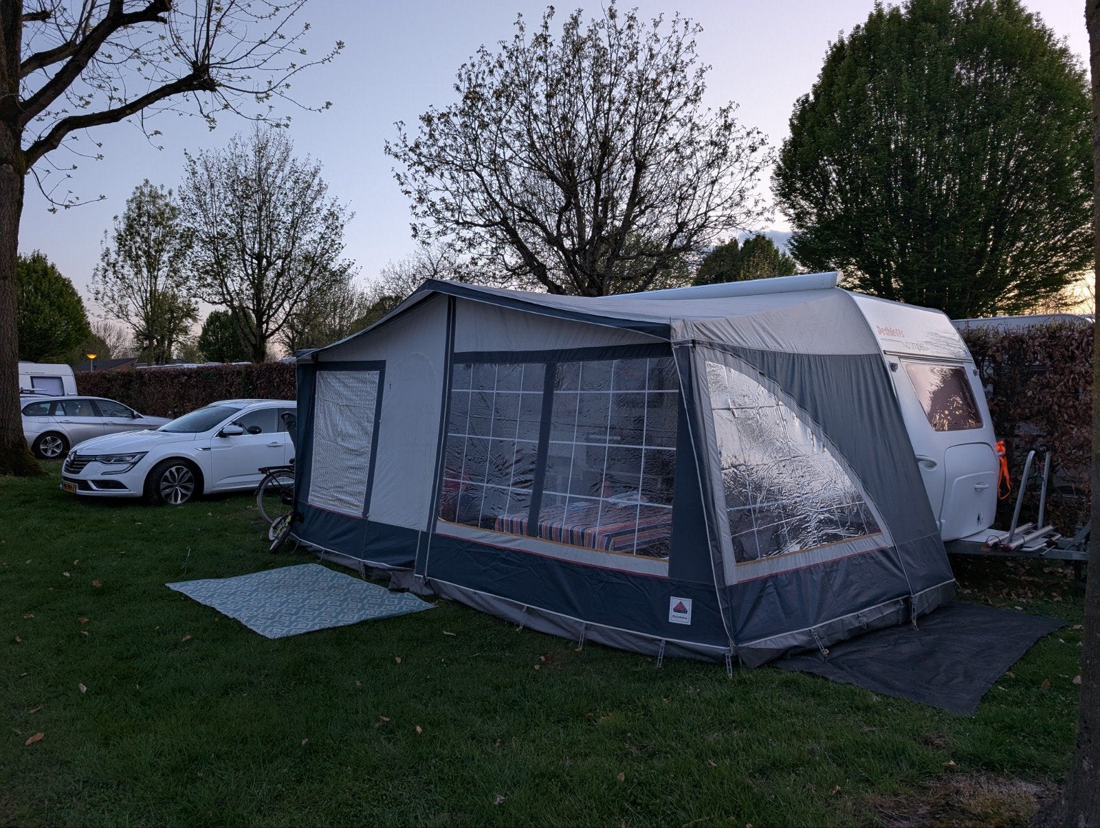 Voortent caravan - Goede staat, 100% waterdicht, Ophalen