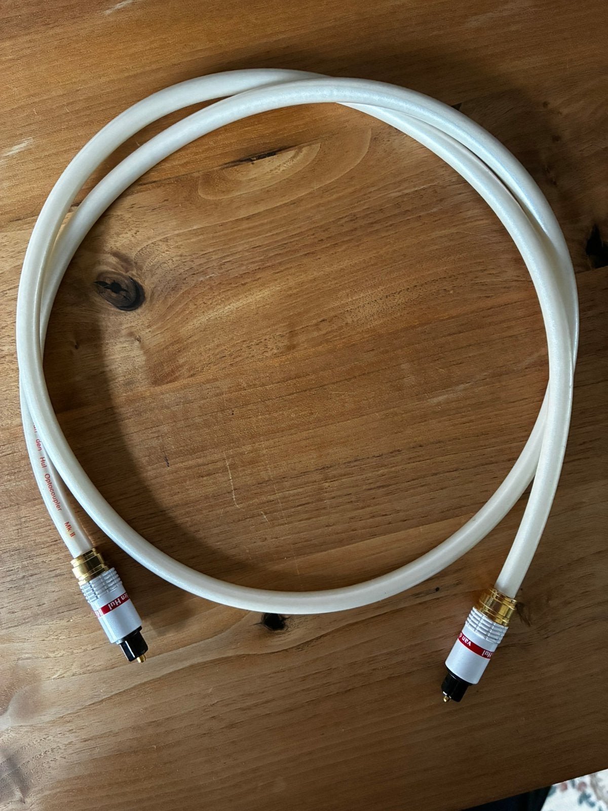 Van den Hull Optocoupler 1 Mtr., Ophalen of Verzenden, Zo goed als nieuw, Minder dan 2 meter, Optische kabel