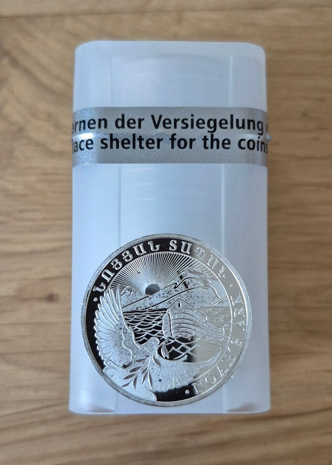 Tube 20  1/2 oz zilveren munt Noah's Ark 2026, Ophalen of Verzenden, Zilver