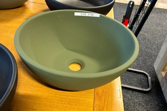 Arcqua opzetkom Groen 14cm x38cm, Huis en Inrichting, Badkamer | Badkamermeubels, Niet ingevuld, 50 tot 100 cm, Zo goed als nieuw