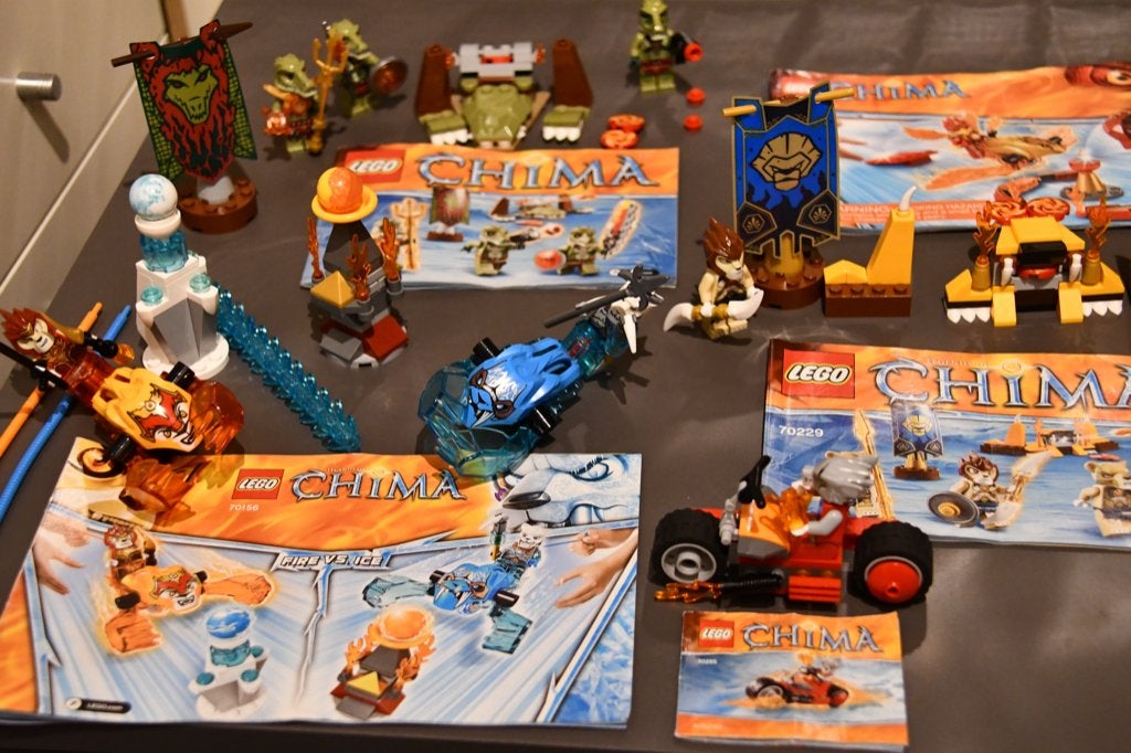 Verschillende Lego Chima Sets Legends Of Chima, Kinderen en Baby's, Inclusief instructies, Lego, Ophalen of Verzenden, Zo goed als nieuw