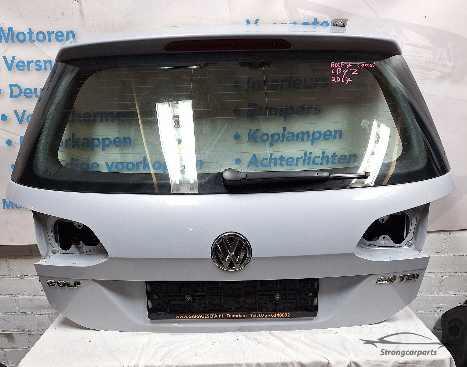 Achterklep VW Golf 7 VII Combi in goede staat kleur LB9Z, Gebruikt, Volkswagen, -, Ophalen of Verzenden