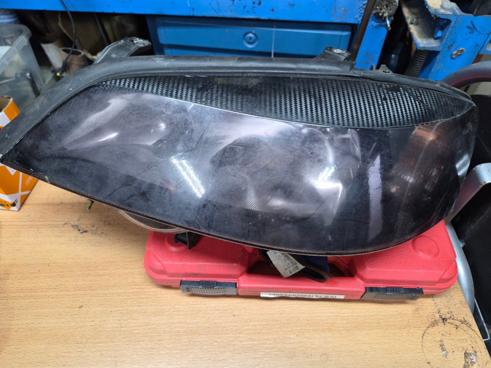 2 Donkere Koplampen Opel Astra G, Auto-onderdelen, Verlichting, Ophalen, Gebruikt, Opel