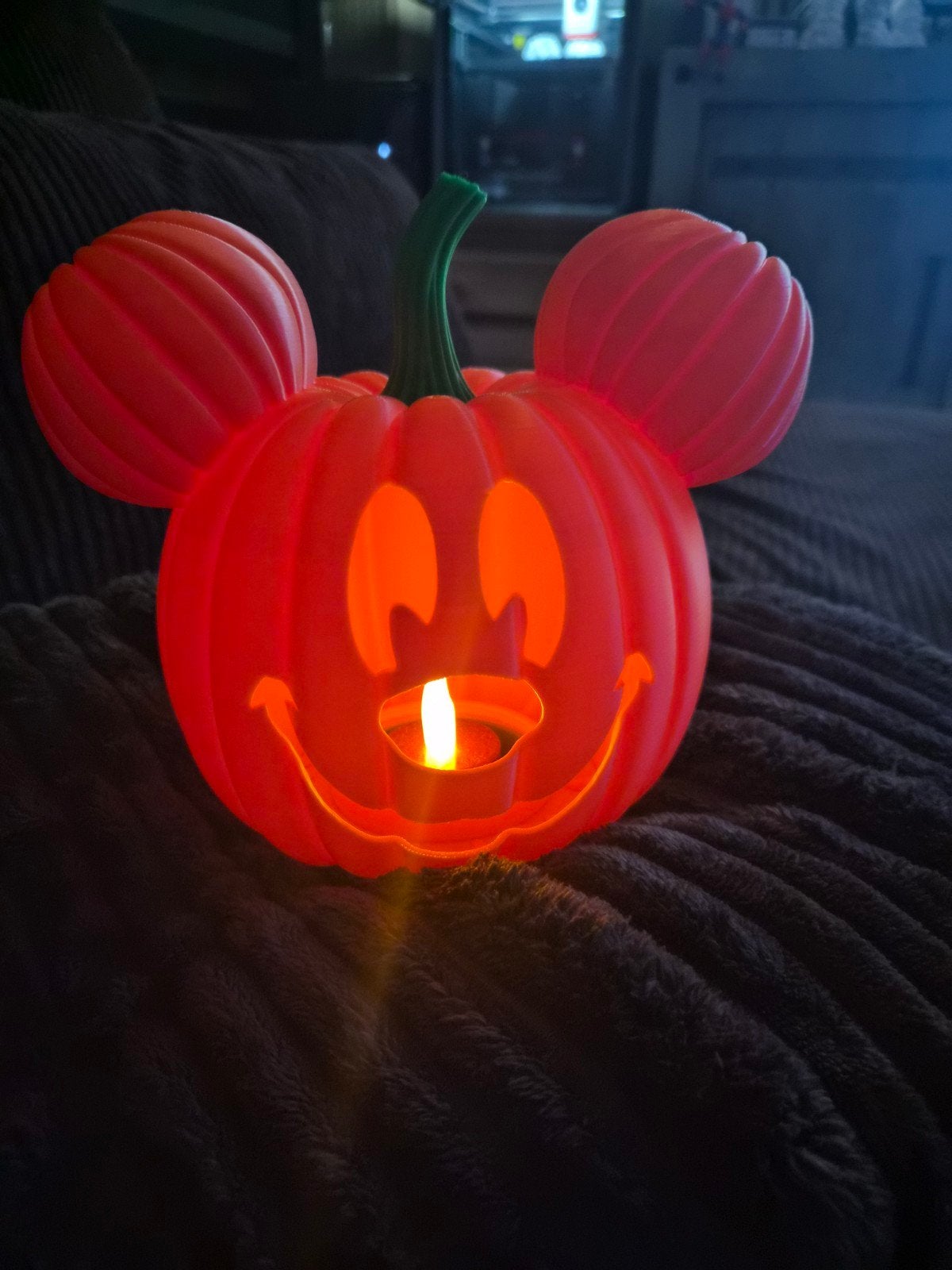 3D Geprinte Mickey Mouse Pompoen Halloween Decoratie, Ophalen of Verzenden, Nieuw, Knutselwerk