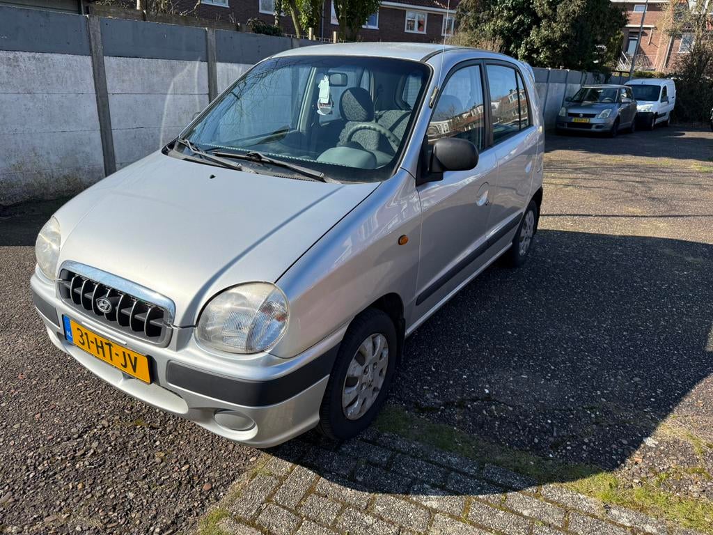 Hyundai Atos 1.0 I 2001 Grijs Apk 12-2026 142.000 KM NAP, Auto's, Hyundai, Voorwielaandrijving, 4 cilinders, Origineel Nederlands