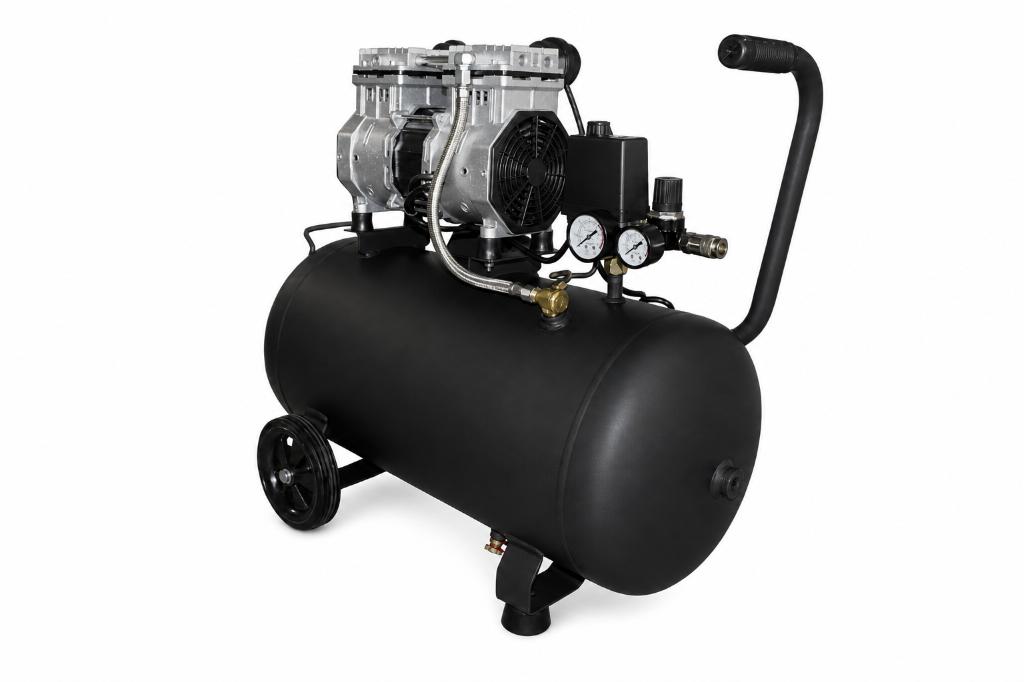 super stille compressor 50 liter - Compressoren, Doe-het-zelf en Verbouw, Compressors, Ophalen, 6 tot 10 bar, Nieuw, Minder dan 200 liter/min