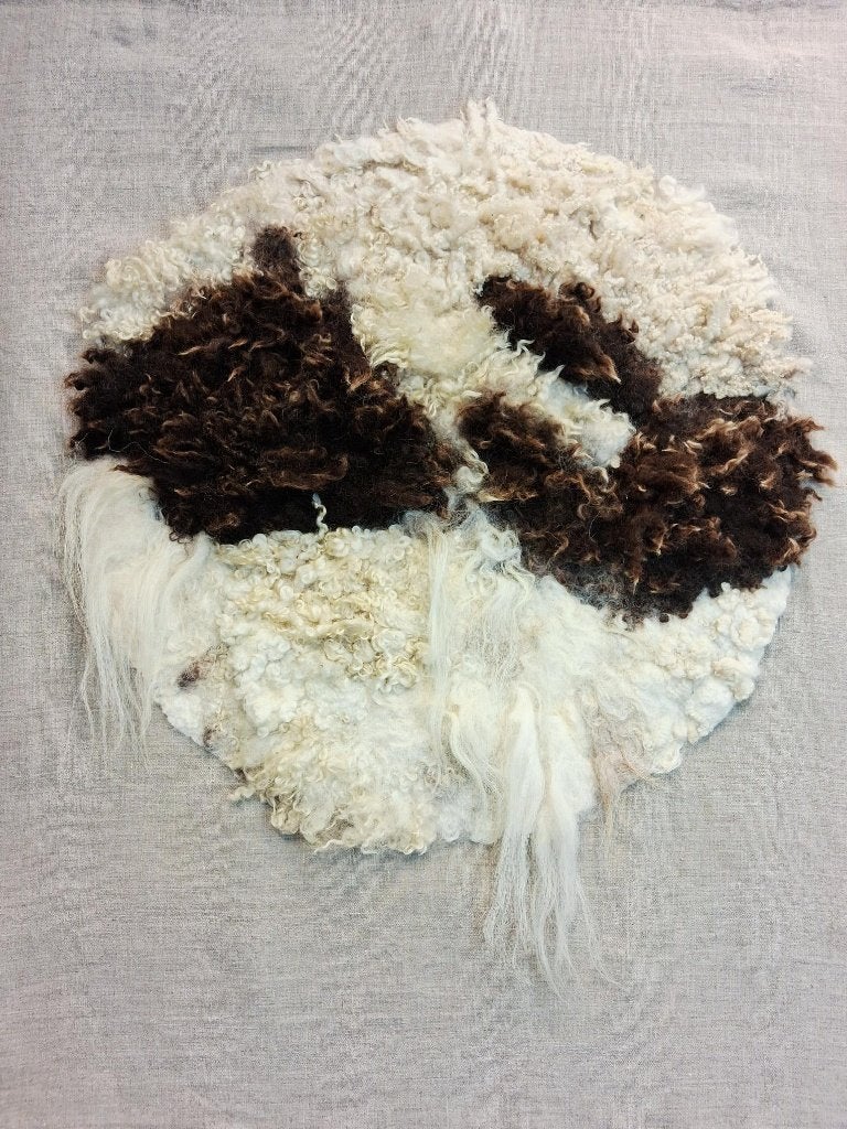 Wandkleed wol, Meerkleurig, Ophalen of Verzenden, Natuurlijk materiaal, 94 cm