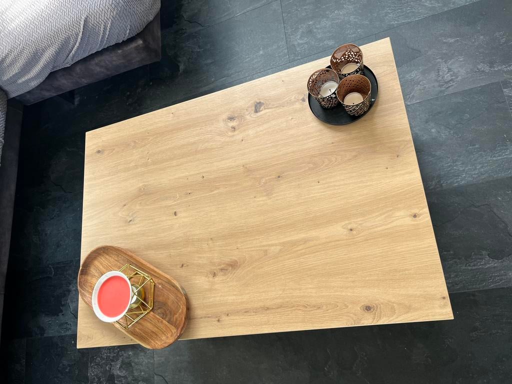 Salontafel, Huis en Inrichting, Tafels | Salontafels, Ophalen, 100 tot 150 cm, 50 tot 100 cm, Zo goed als nieuw
