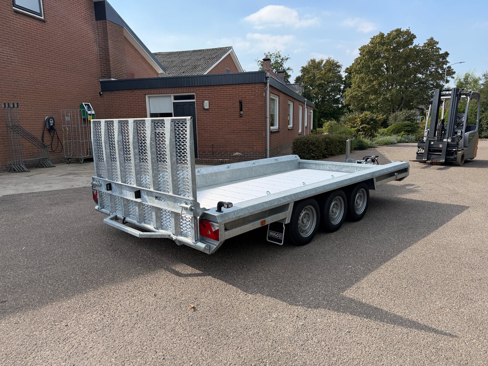 Nieuwe Hulco Terrax aanhanger machinetransporter 394x180, Ophalen, Nieuw