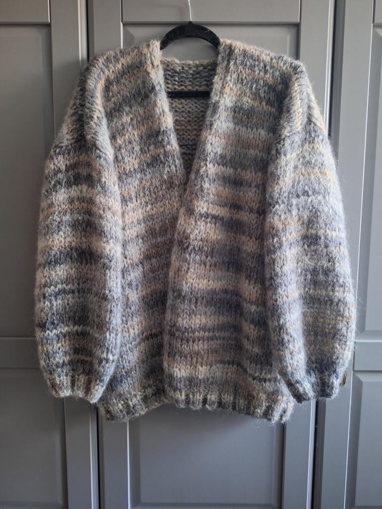 Nieuw handgemaakt mohair/merino vest, grote maat., Kleding | Dames, Truien en Vesten, Ophalen of Verzenden, Nieuw, Maat 46/48 (XL) of groter