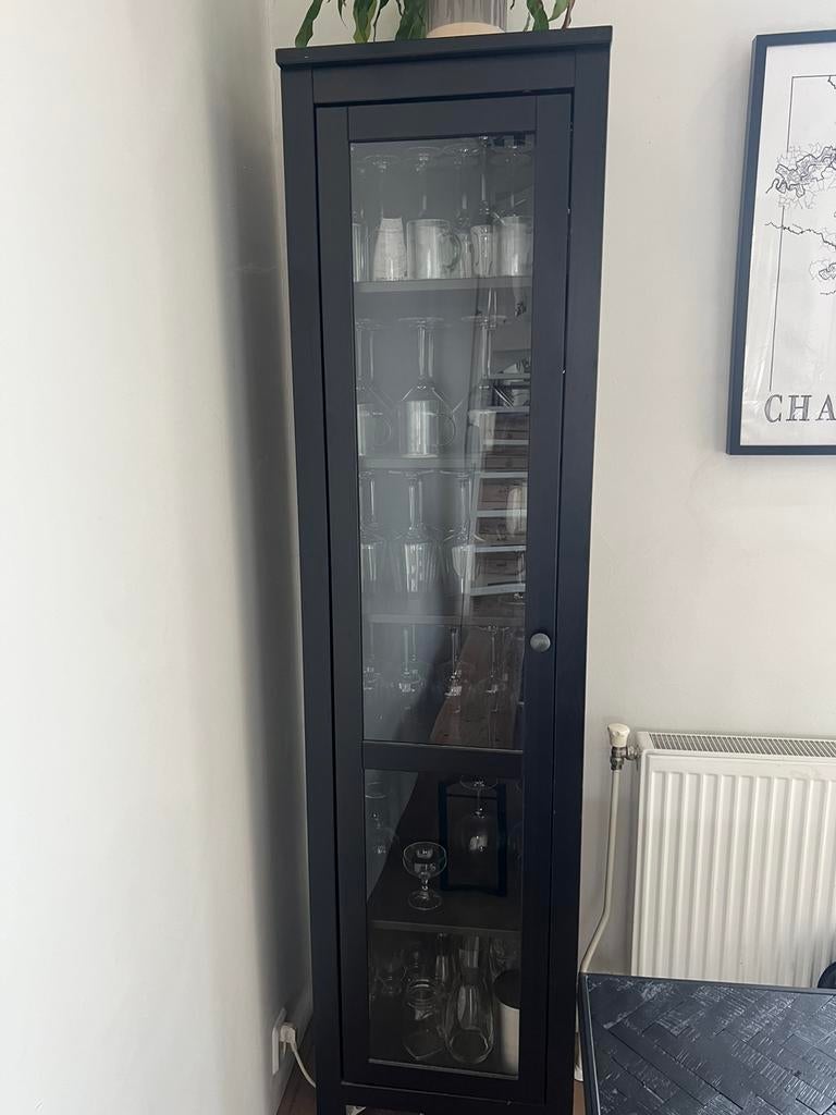 Ikea glazen kast, Ophalen, Zo goed als nieuw, 25 tot 50 cm, 150 tot 200 cm