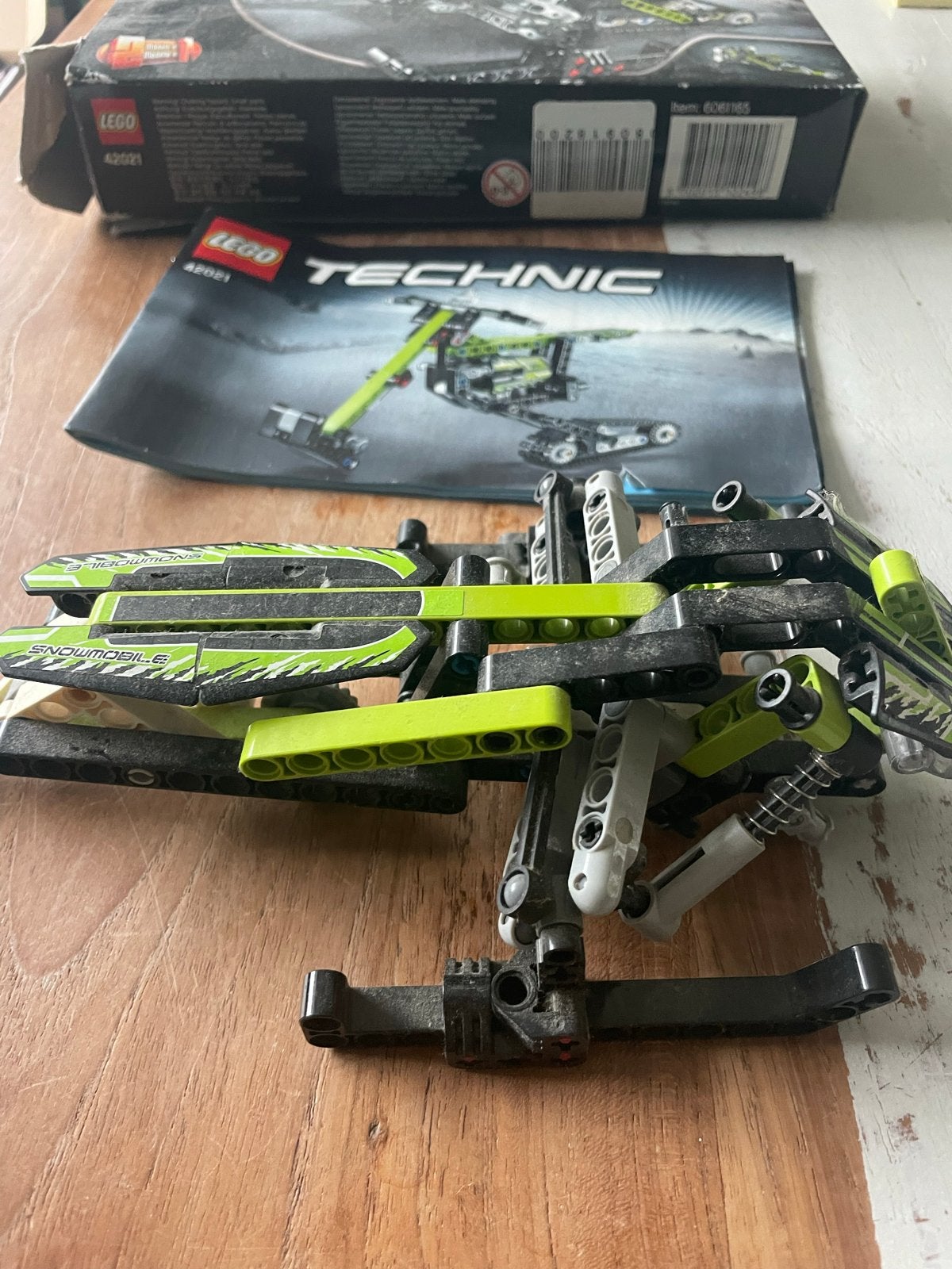 Lego Technic 42021 Sneeuwscooter met doos en instructies, Gebruikt, Lego, Ophalen of Verzenden, Complete set