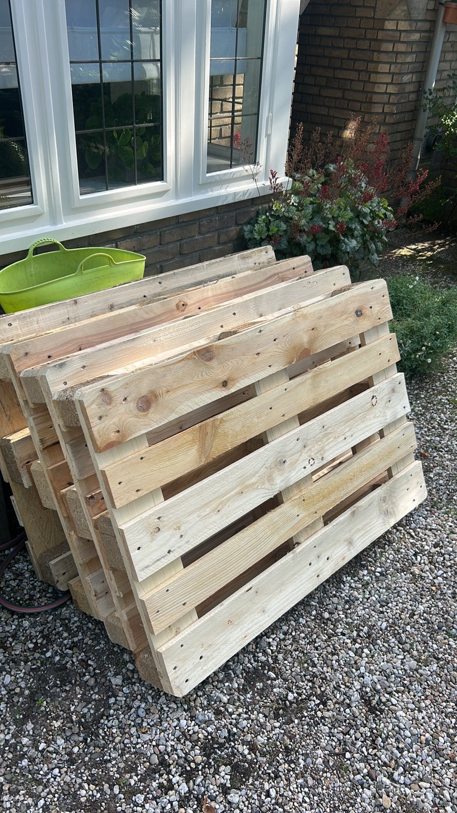 6x europallet europallets NIEUW - gratis bezorgd ARNHEM, Doe-het-zelf en Verbouw, Hout en Planken, Geïmpregneerd, Minder dan 25 mm
