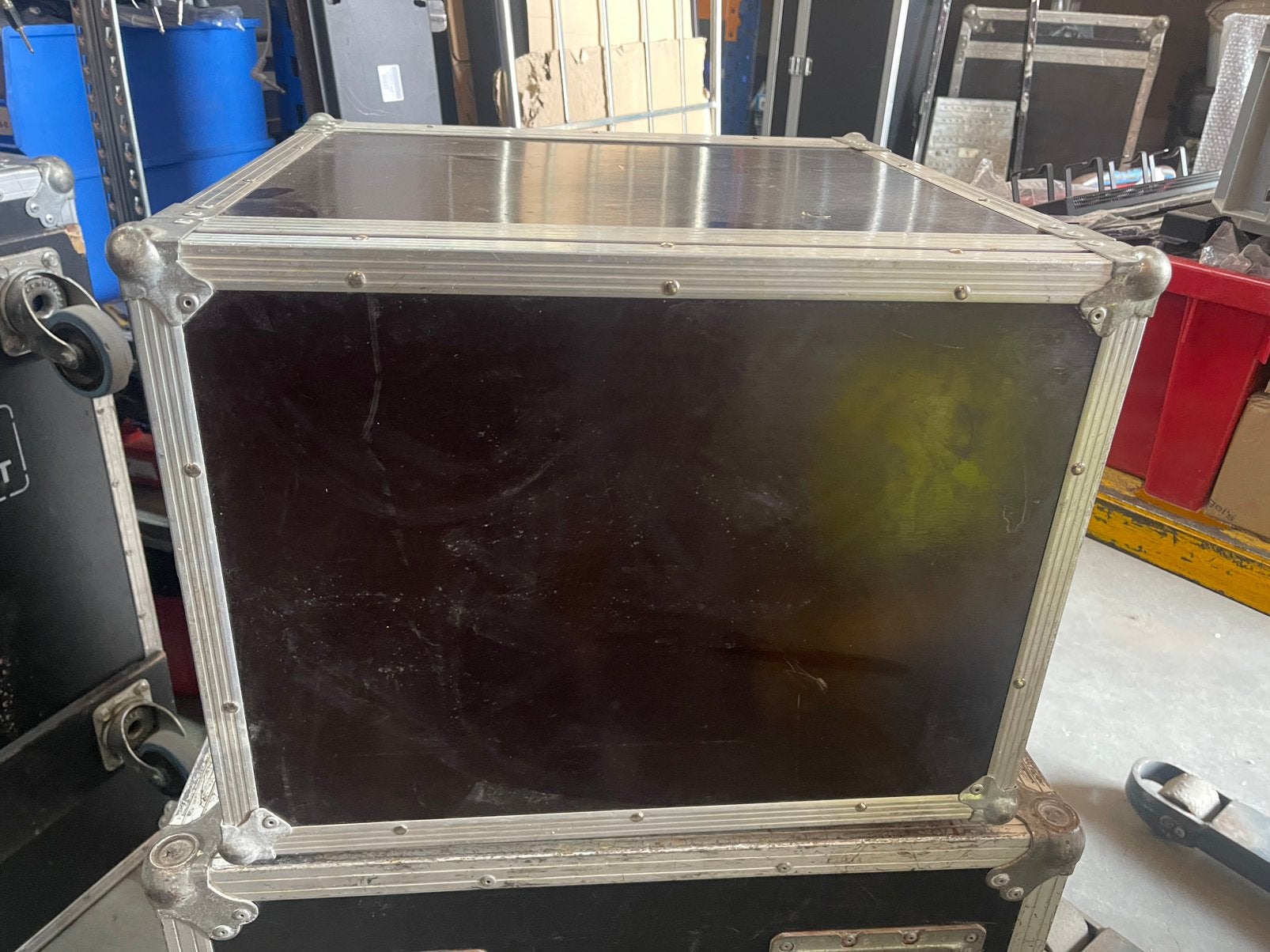 Flightcase 19Inch Rack 8He Double Doors Zeer Netjes, Ophalen, Gebruikt, Overige instrumenten, Flightcase