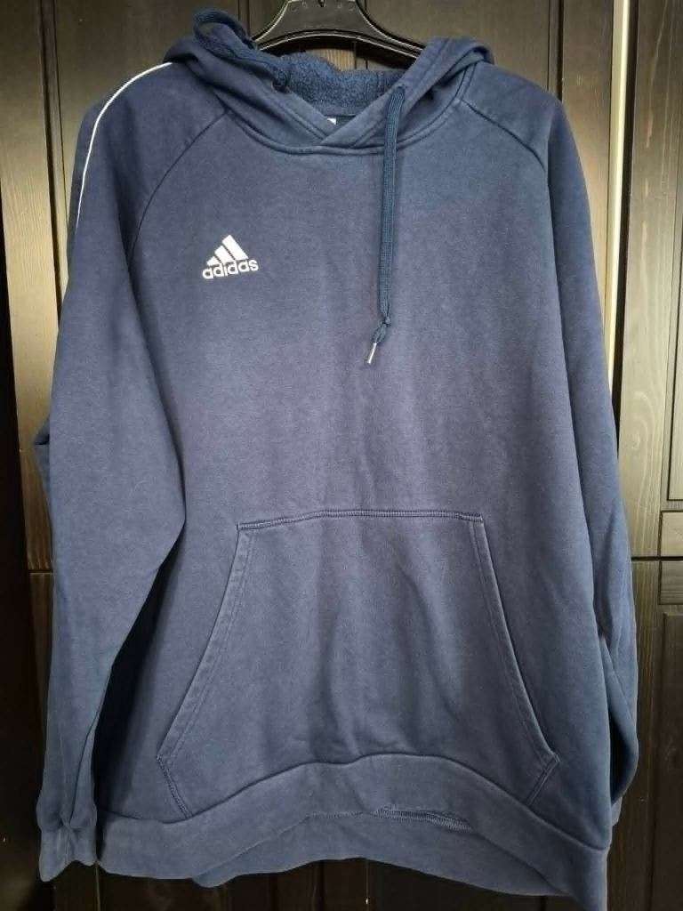 Mooie blauwe hoodie maat XXL Adidas, Kleding | Heren, Grote Maten, Ophalen of Verzenden, Gedragen, Blauw, Trui of Vest