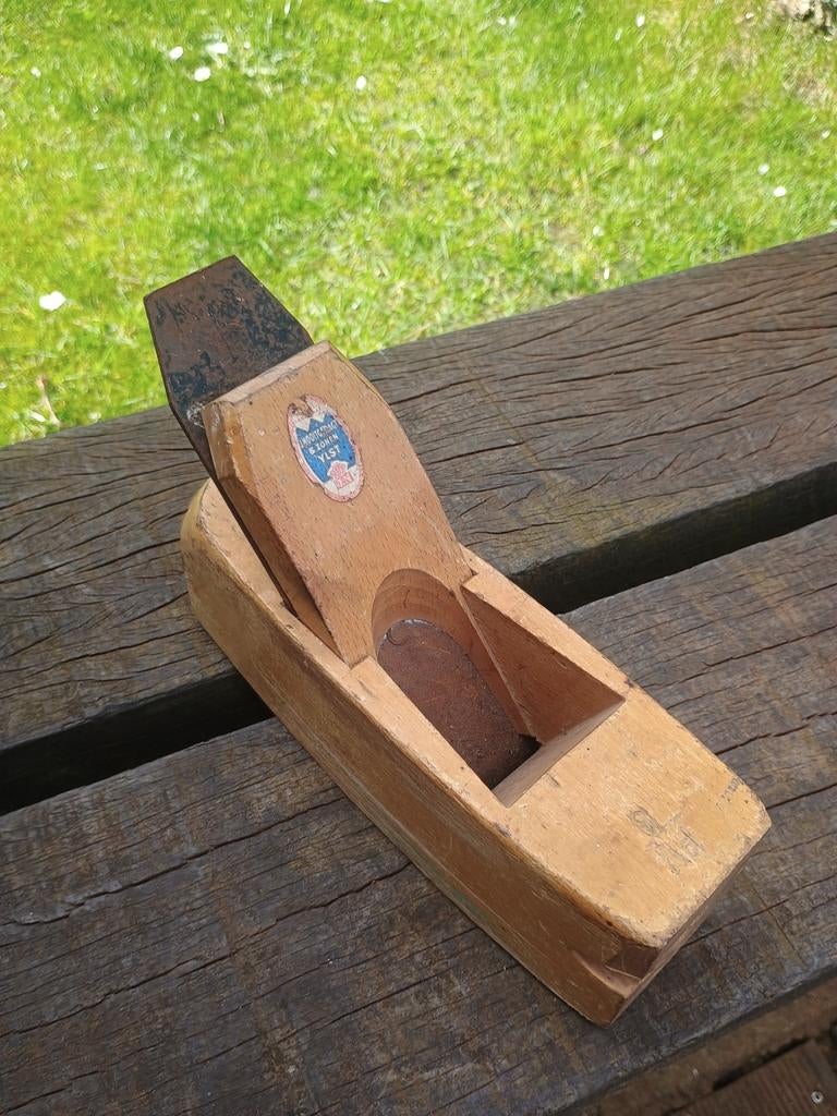 Vintage Nooitgedacht blokschaaf - Houtbewerking gereedschap, Ophalen of Verzenden, Gebruikt