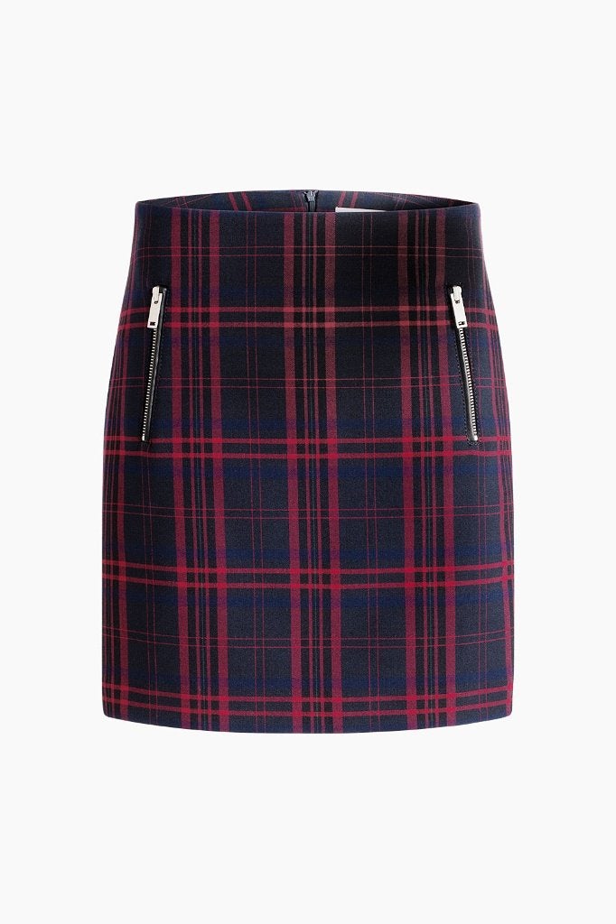 Esprit schotse ruit rok minirok tartan ruitmotief blauw 36 S, Blauw, Nieuw, Ophalen of Verzenden, Maat 36 (S)