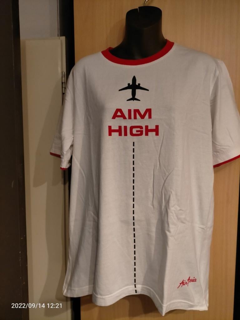 Shirt Aim High, Ophalen of Verzenden, Nieuw, Maat 56/58 (XL), Zwart