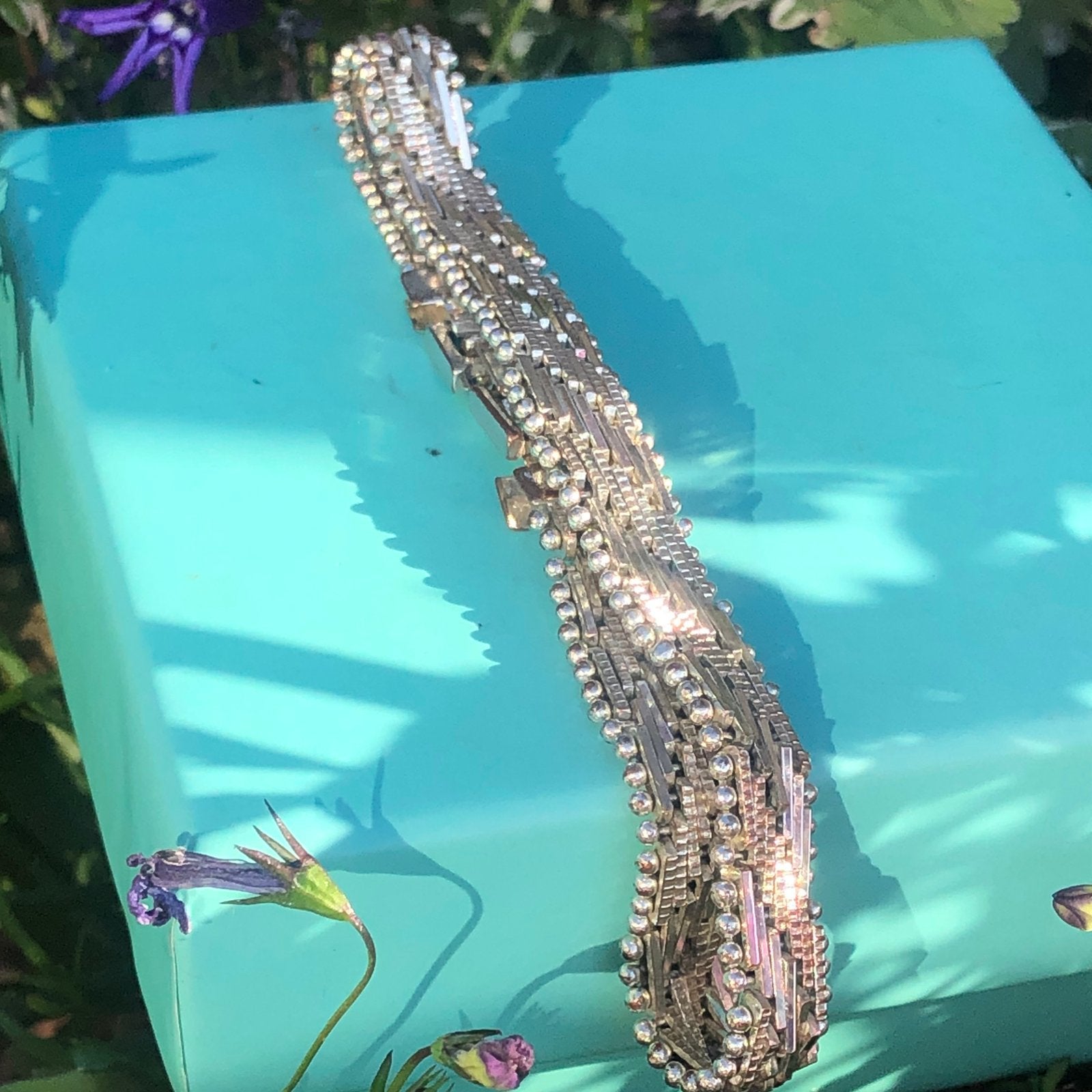 Armband Italiaanse Zilver Juwelier Vintage, Ophalen of Verzenden, Zo goed als nieuw, Zilver