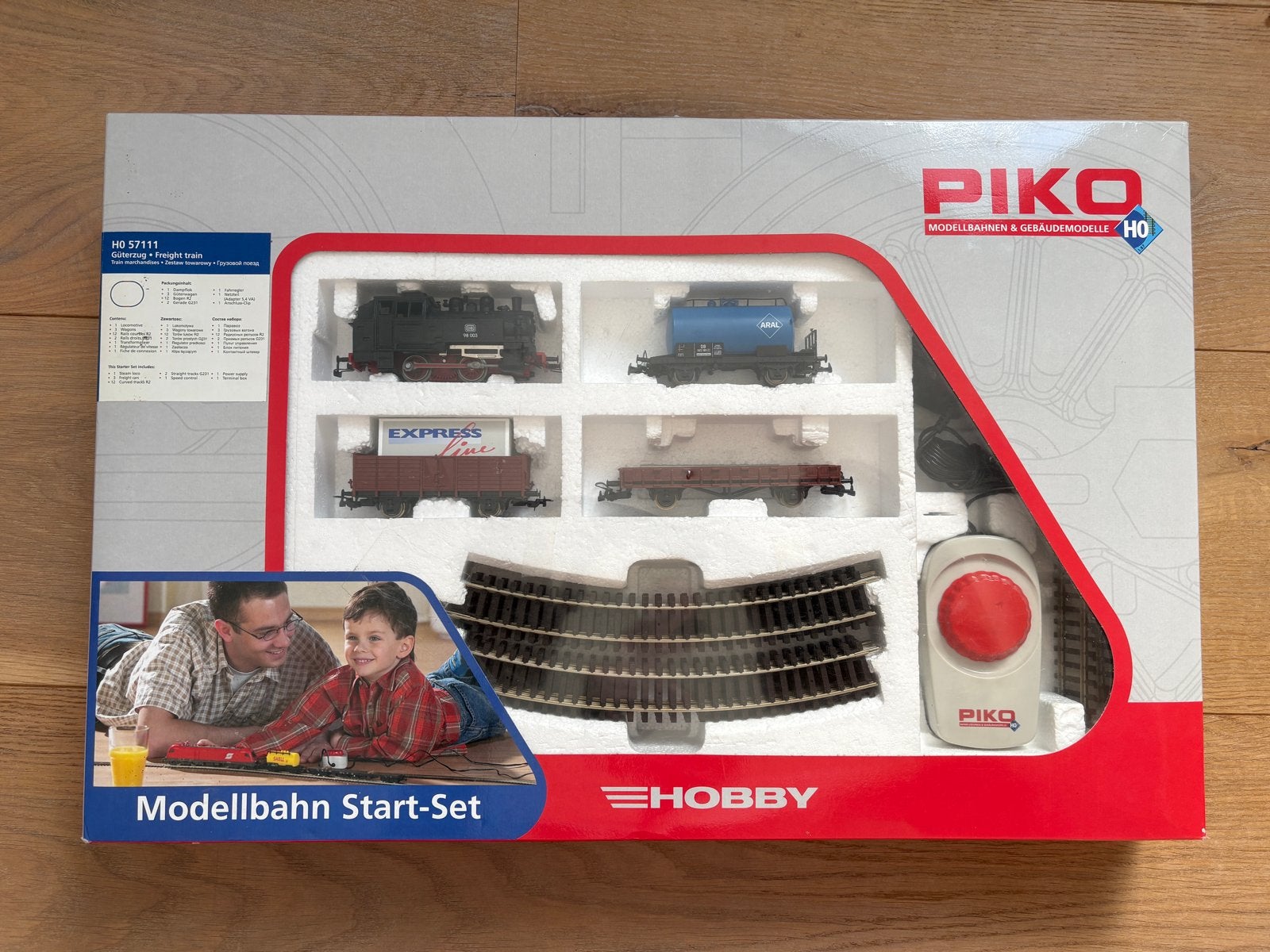 Piko H0 57111 Modellbahn Start-Set - Zo goed als nieuw, Gelijkstroom, Analoog, Gebruikt, Treinset