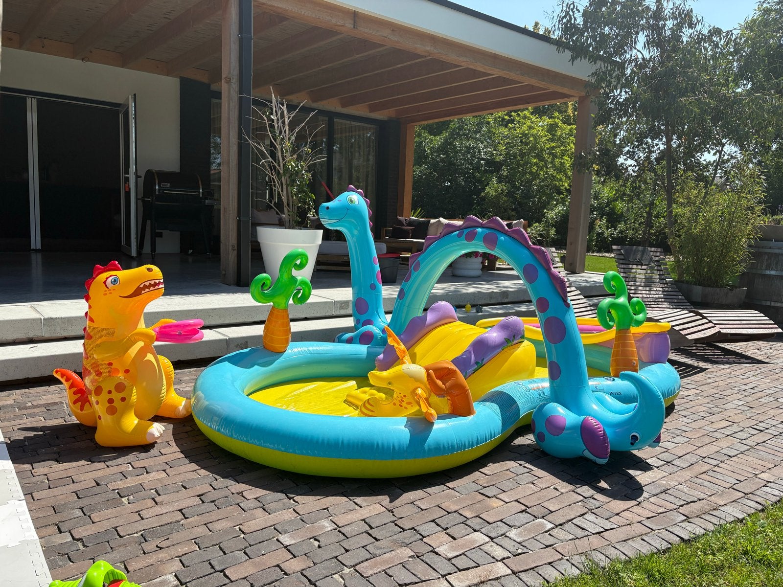 Intex Dino Zwembad - Zo goed als nieuw, Ophalen, 200 tot 300 cm, Opblaaszwembad, 80 tot 120 cm