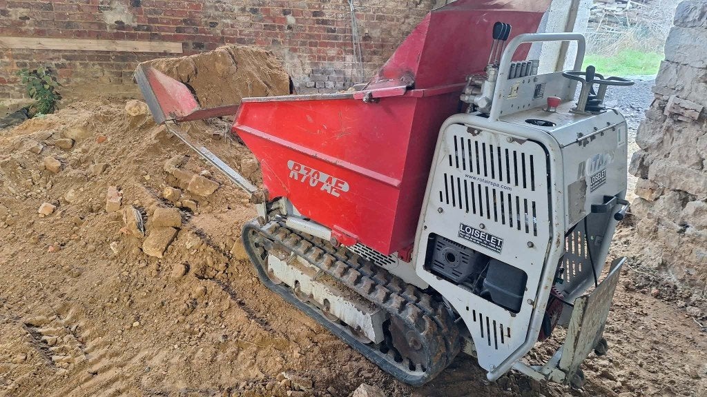 Rotair r 70 rupsdumper, Ophalen, Gebruikt, Elektrisch