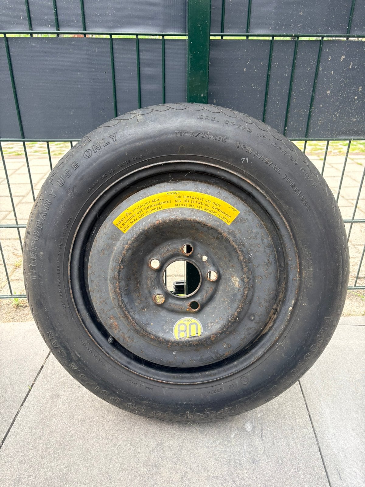 Thuiskomer 125/90 R15, Auto diversen, Auto-accessoires, Gebruikt, Ophalen