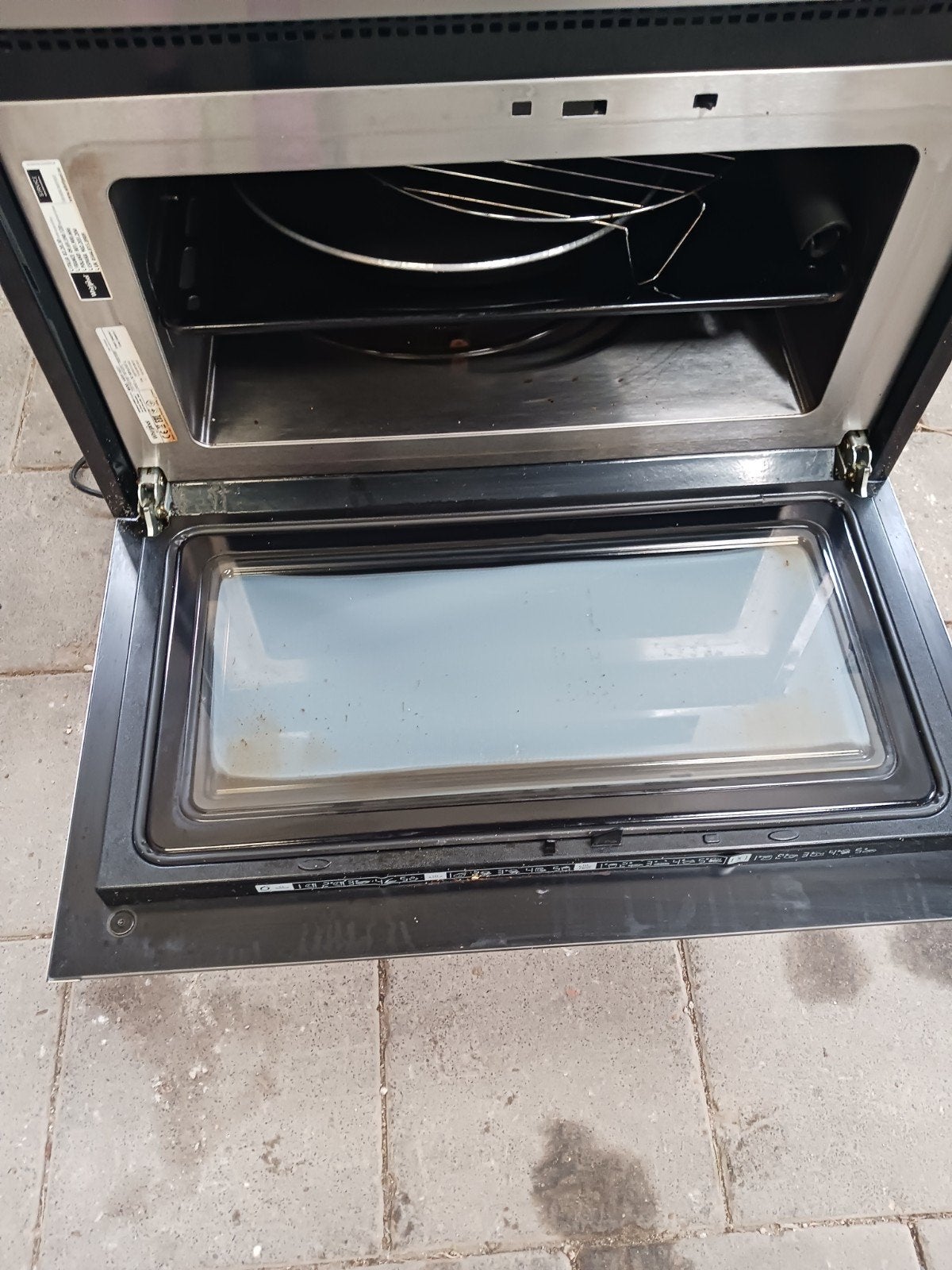 combi magnetron te koop, Ophalen, Minder dan 45 cm, Gebruikt, Combi-oven