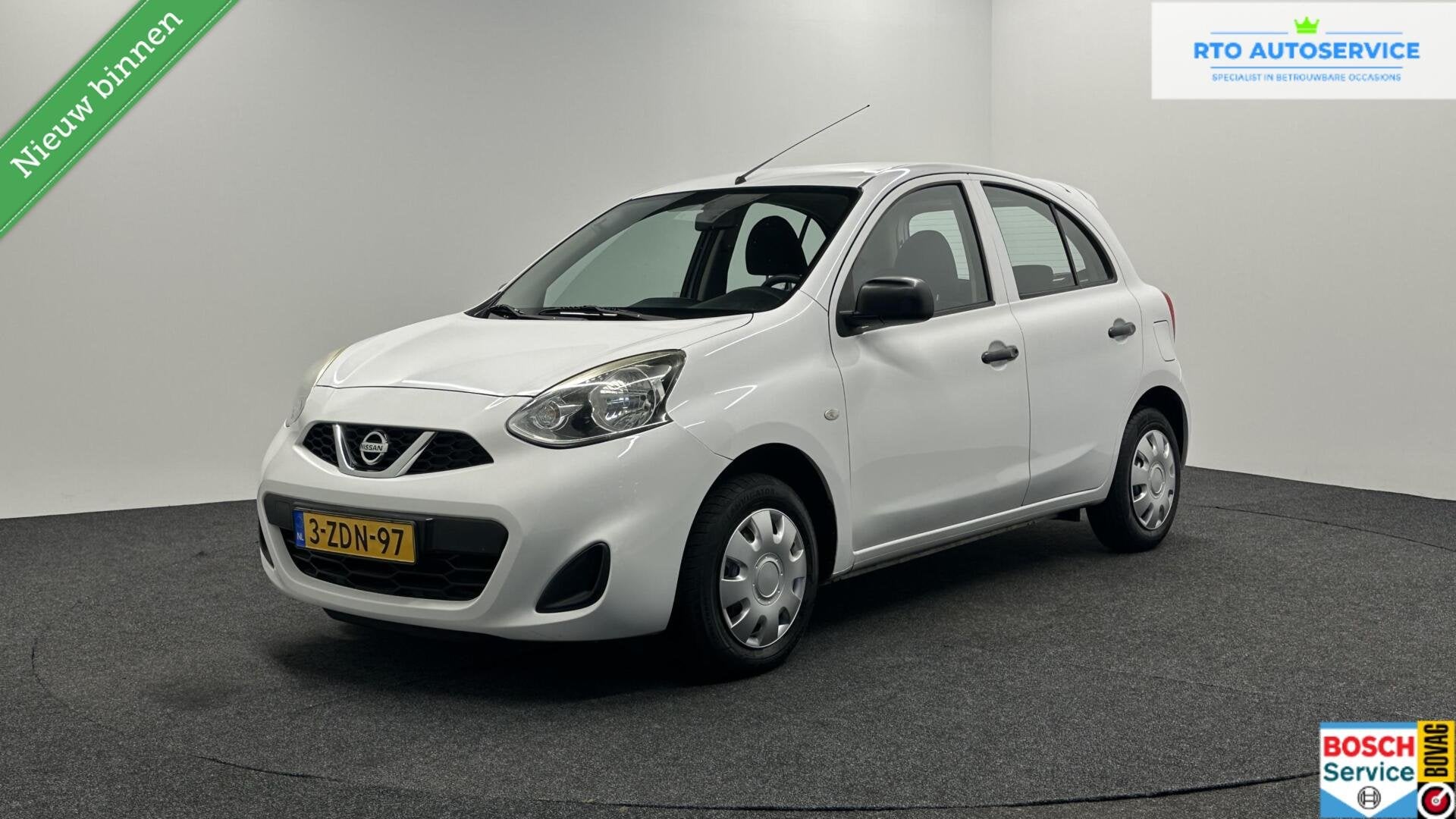 Nissan Micra 1.2 DIG-S Visia AIRCO 5 DEURS., Voorwielaandrijving, Euro 5, Stof, Gebruikt