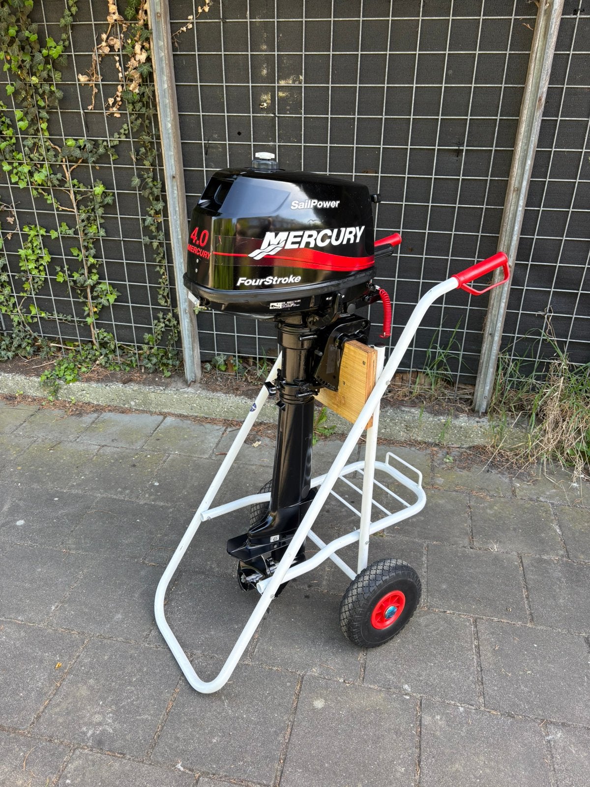 Mercury 4 pk 4 takt langstaart buitenboordmotor boot motor., Ophalen, Gebruikt, Benzine, Buitenboordmotor