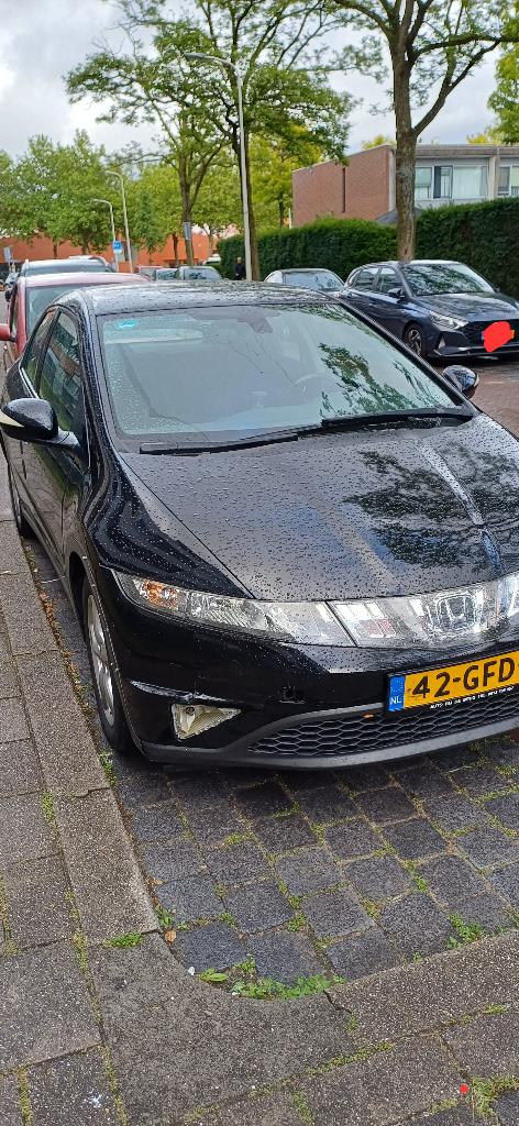 Honda Civic 1.4 I 5DR 2008 Zwart, 83 pk, 4 cilinders, Origineel Nederlands, 1200 kg