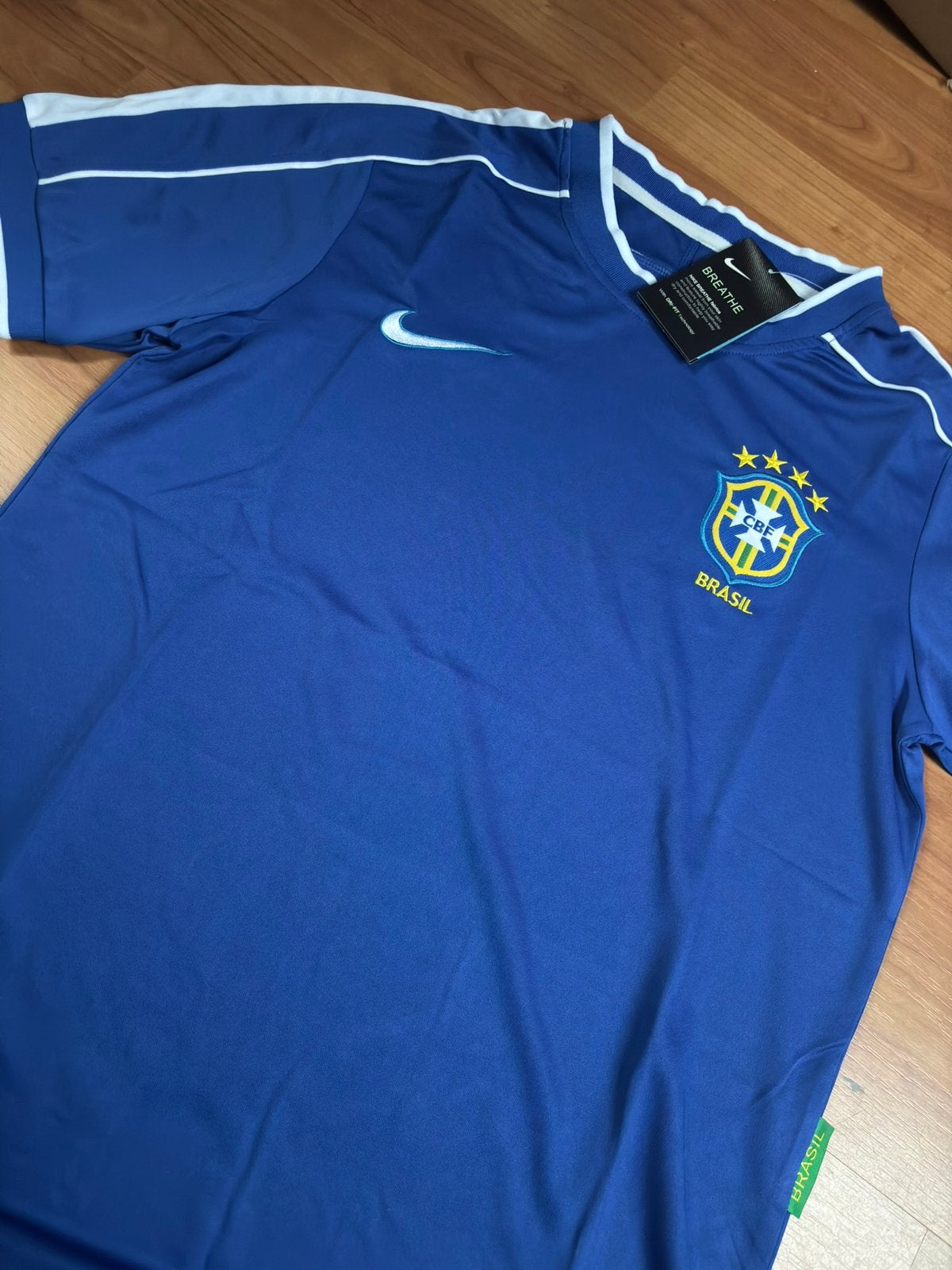 Brazilie shirts blauw S - M - L, Ophalen of Verzenden, Nieuw, Blauw