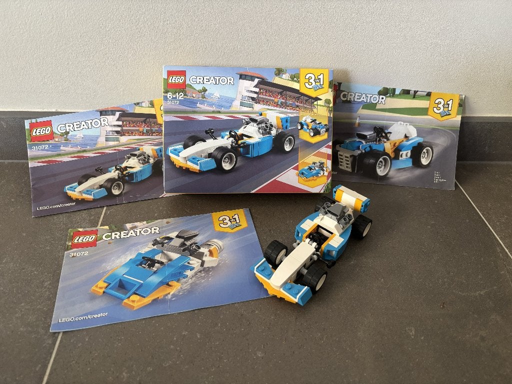 Lego Creator 31072 Extreme Engines 3-in-1. 2x beschikbaar, Compleet, Lego, Ophalen of Verzenden, Zo goed als nieuw