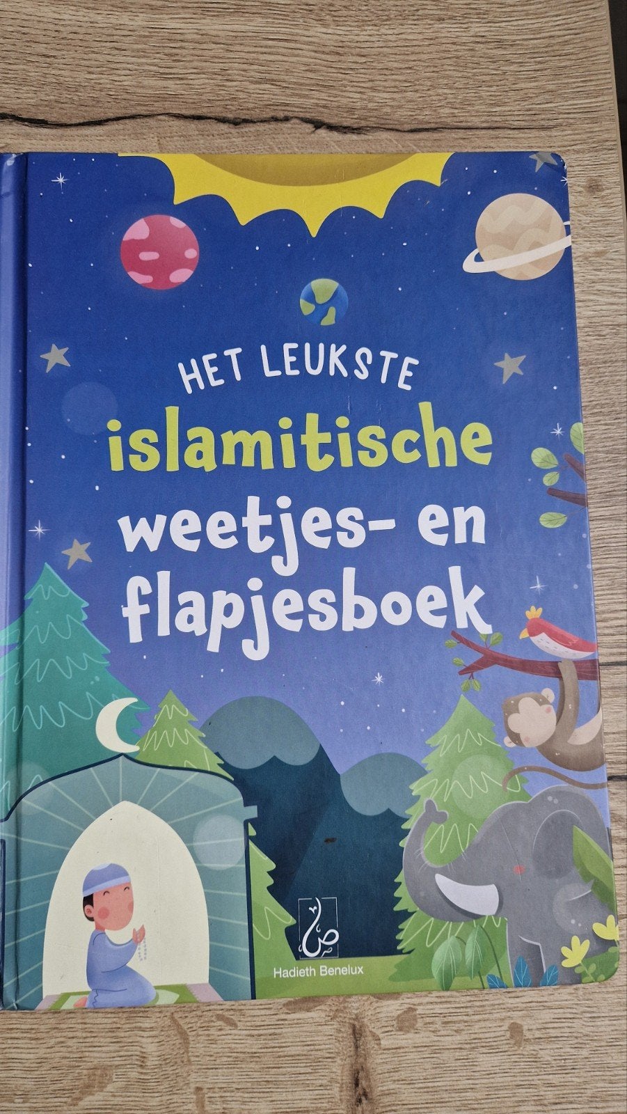 Het Leukste Islamitische Weetjes- en Flapjesboek, Ophalen of Verzenden, Zo goed als nieuw, 2 tot 3 jaar, Uitklap-, Voel- of Ontdekboek