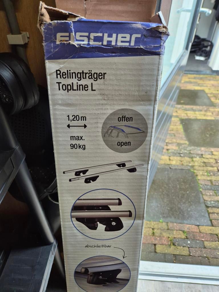 Fischer TopLine L universele dakdragers 1.20m topkoffer, Ophalen of Verzenden, Nieuw