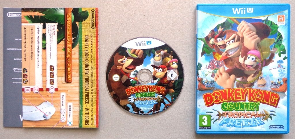 Donkey Kong Country Tropical Freeze voor de Nintendo Wii-U, Avontuur en Actie, 2 spelers, Ophalen of Verzenden, Zo goed als nieuw