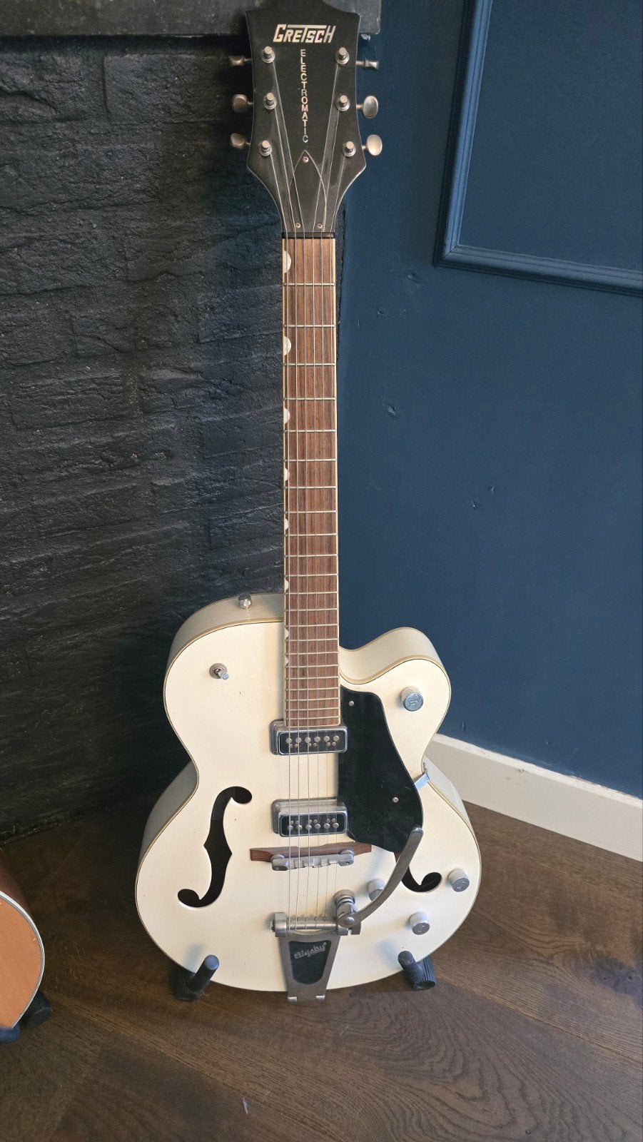 Gretsch G5124 Electromatic Hollow Body (Limited Edition Wit), Gebruikt, Hollow body, Samick/SPG fabriek, Zuid-Korea, Info@gretsch.com
