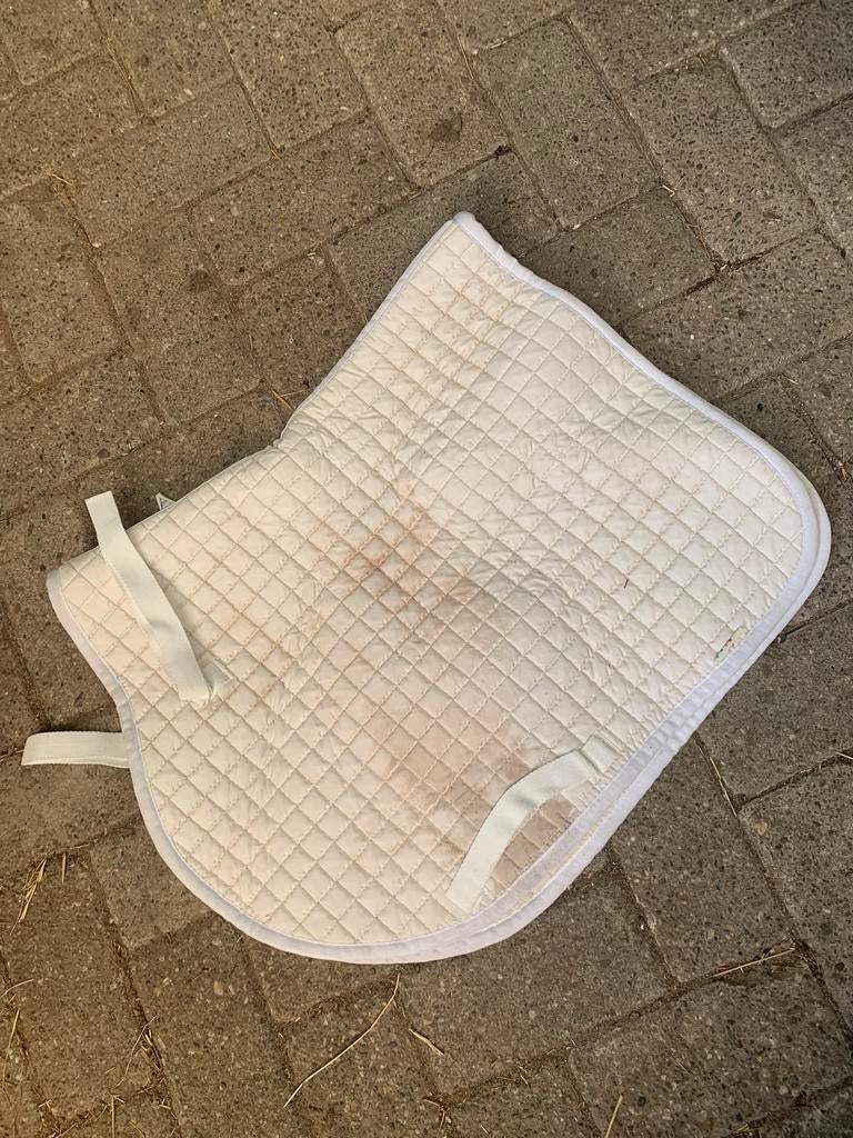Wedstrijd / wit paardendekje COB, Ophalen of Verzenden, Gebruikt