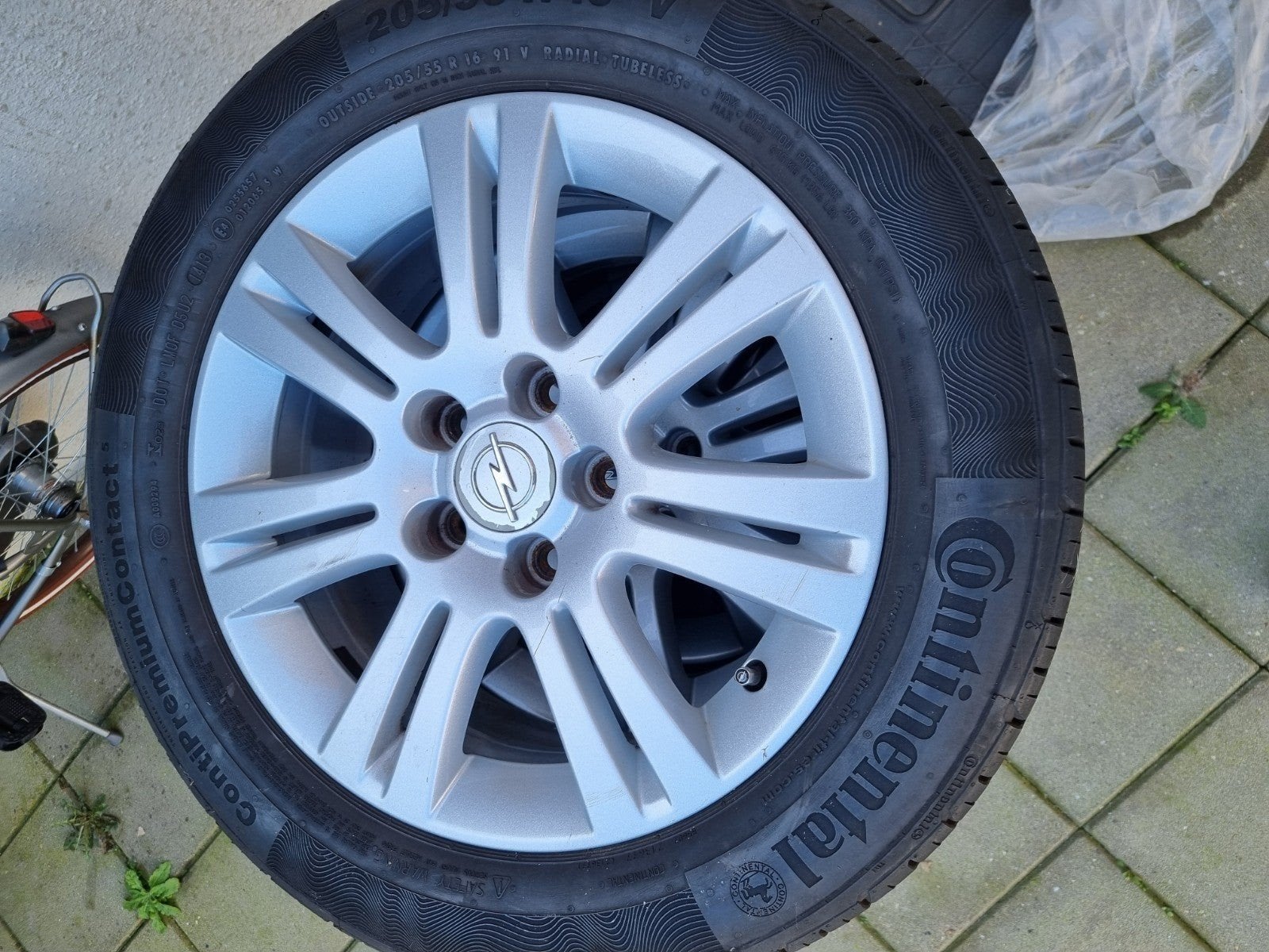 Opel LM velgen 16 inch ET39, Ophalen, Gebruikt, 16 inch, Banden en Velgen