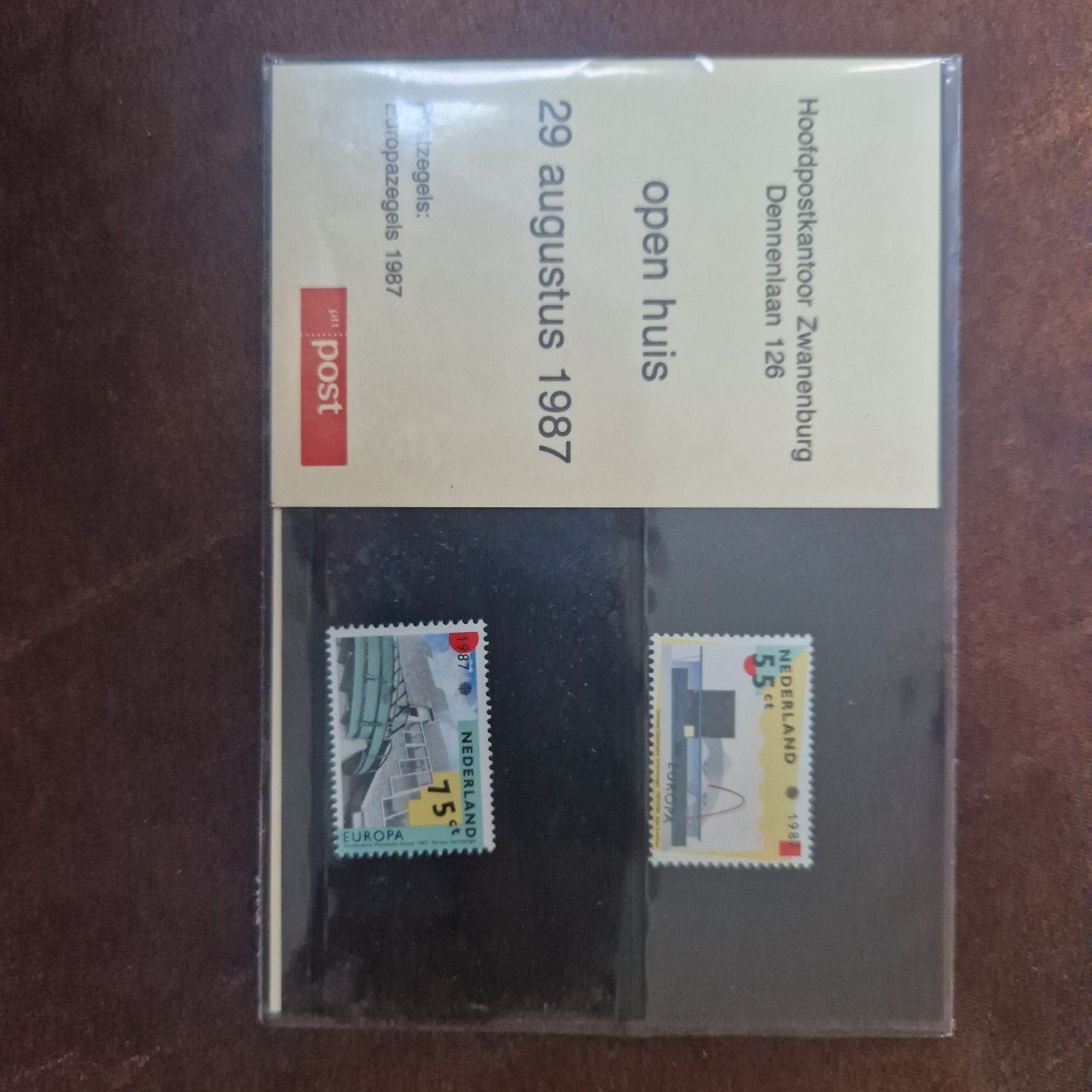 postzegelmapje Hoofd postkantoor Zwanenburg, Ophalen of Verzenden