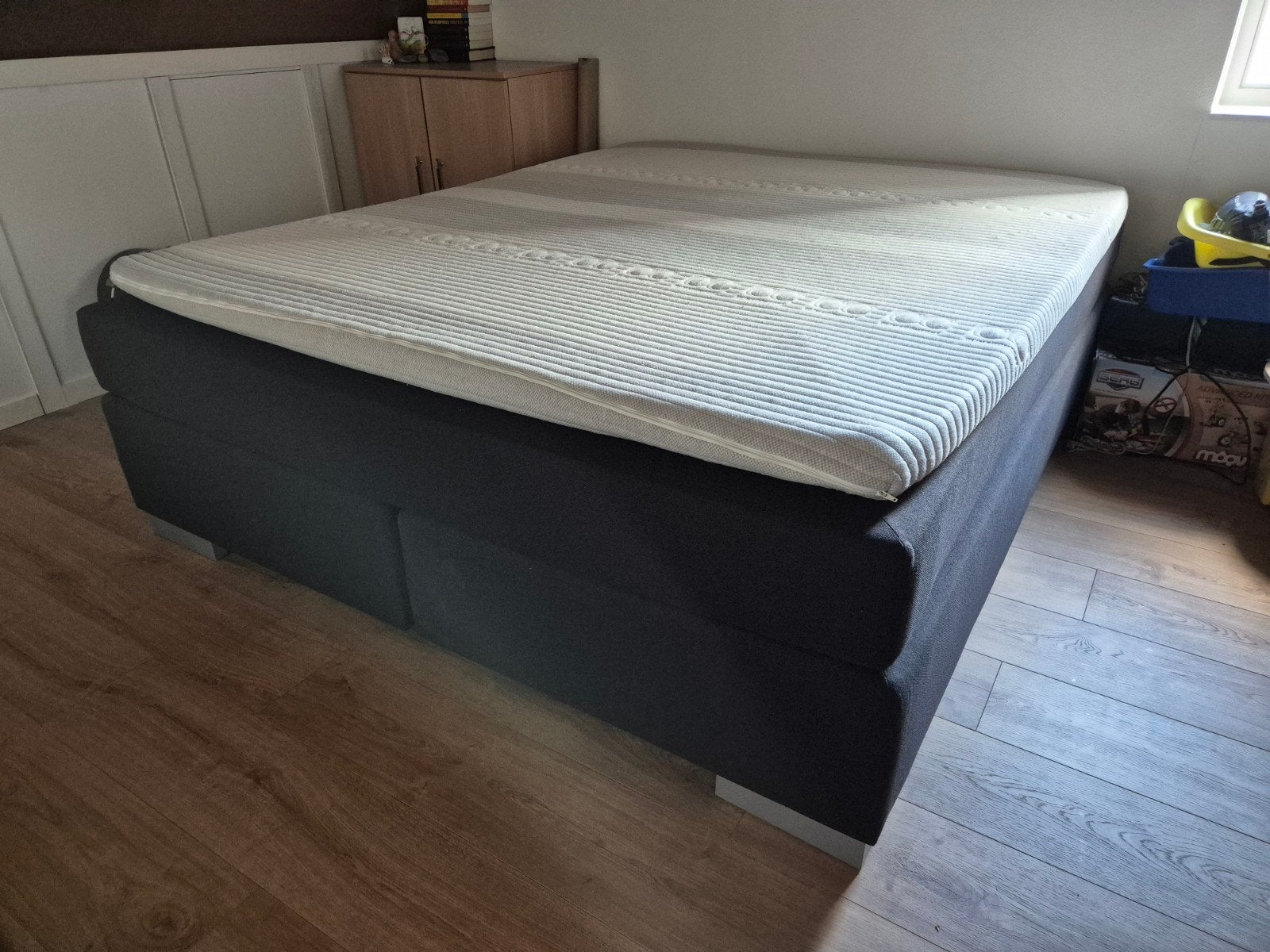 2 persoons boxspring, 180x210 (t.e.a.b.), Ophalen, Gebruikt, Tweepersoons, 180 cm