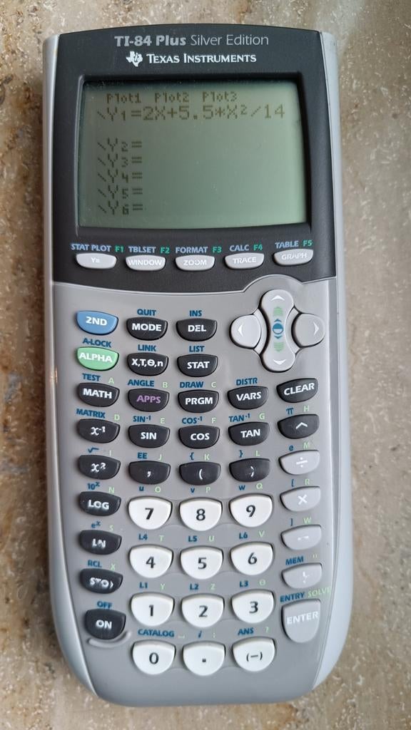 Grafische rekenmachine: TI-84 Plus Silver Edition, Diversen, Ophalen of Verzenden, Grafische rekenmachine
