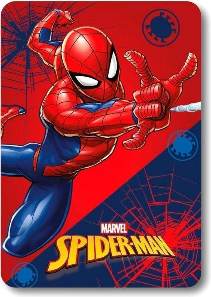 Spiderman Fleece Deken Strike - Marvel Fleecedeken / Plaid, Nieuw, Ophalen of Verzenden, Deken of Dekbed, Jongetje