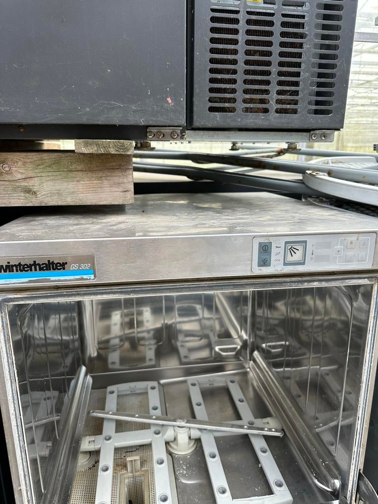 Winterhalter GS 302 glazenwasmachine defect, Gebruikt, 60 cm of meer, Ophalen of Verzenden, Vrijstaand