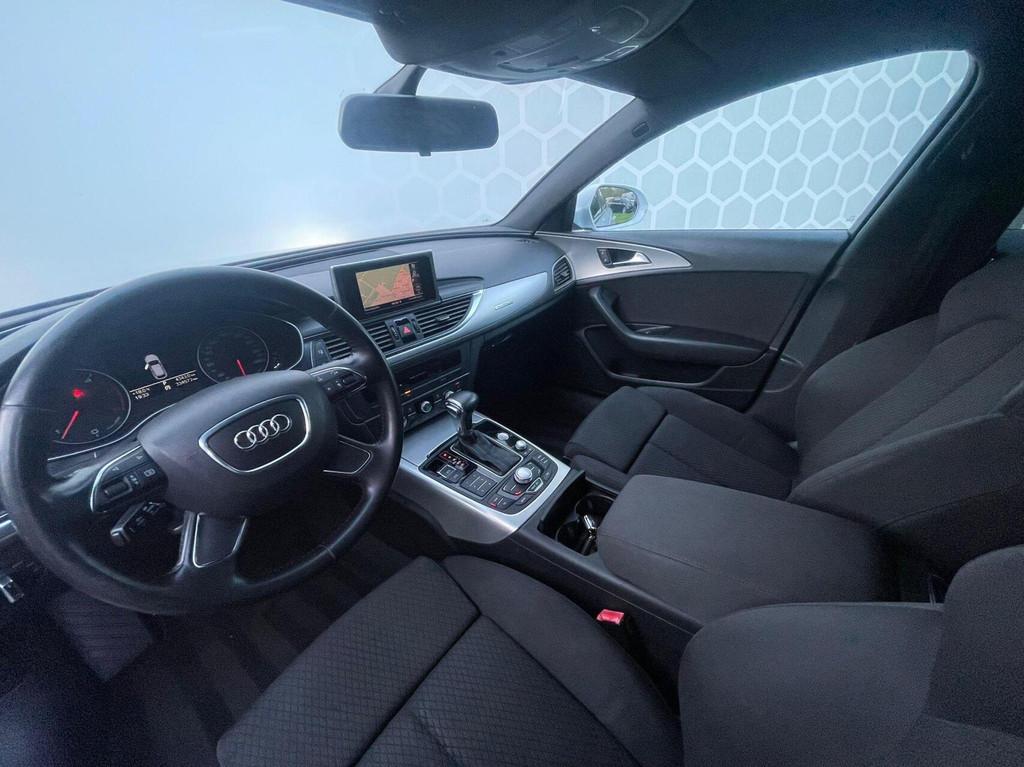 Audi A6 Avant 3.0 TDI quattro Pro Line Plus Automaat, Euro 5, Stof, Zwart, Wit