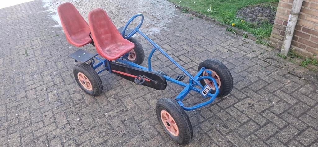 Berg skelter met duozit - blauw/rood eventueel met bezorgen, Ophalen, Gebruikt, Berg, Duozit