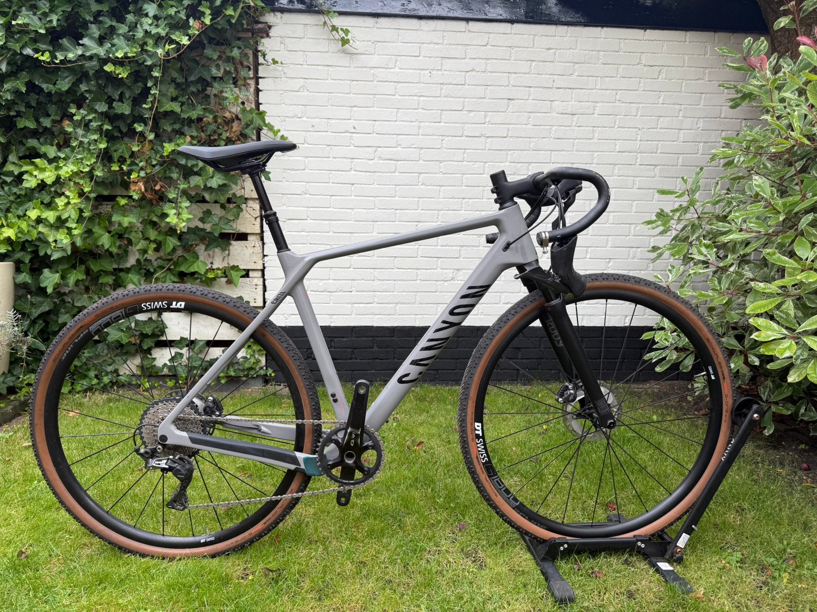 Canyon Grizl Sl 8 Suspension 1by met schade, Fietsen en Brommers, Fietsen | Racefietsen, Gebruikt, Carbon, 10 tot 15 versnellingen
