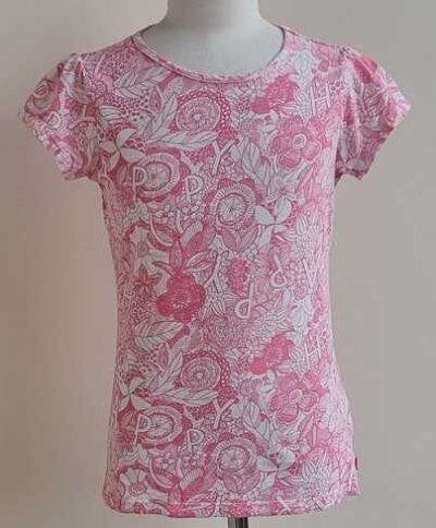 Cakewalk wit t-shirt met roze prints mt. 146/152, Cakewalk, Meisje, Ophalen of Verzenden, Zo goed als nieuw